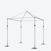 Lofaris Ridge Canopy 10x10ft Pipe and Drape Stand, Sturdy Tent Frame, Versatile for Business Exhibition Booth Display